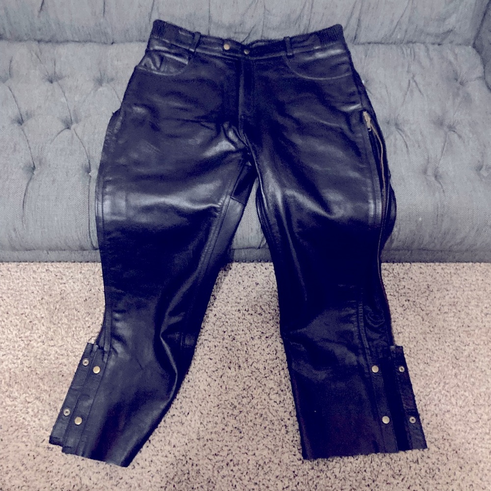 Genuine Leather riding pants
